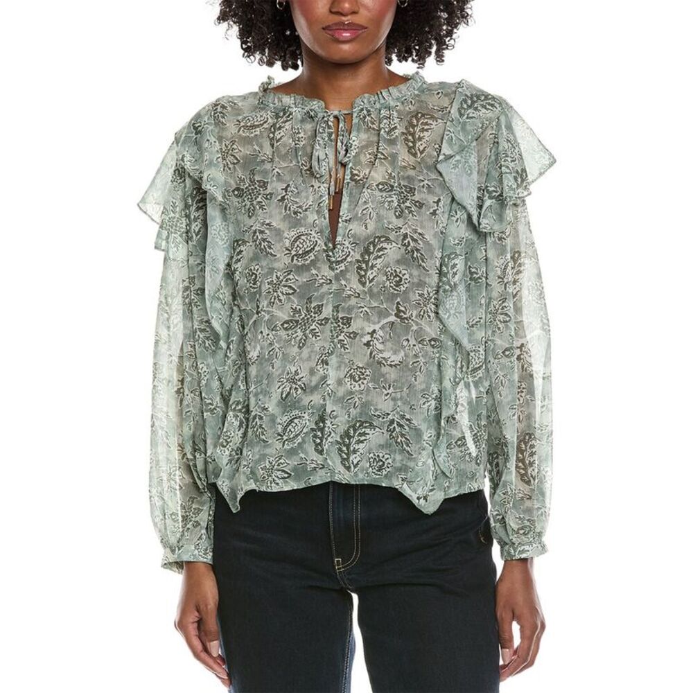 Colette Rose Womens  Top, Green